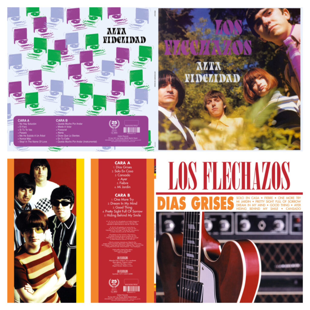 Imagen destacada de noticia: LOS FLECHAZOS: Reediciones en vinilo de "Alta Fidelidad"y "Días Grises" con extras [Colección 25 Aniversario Elefant Records]